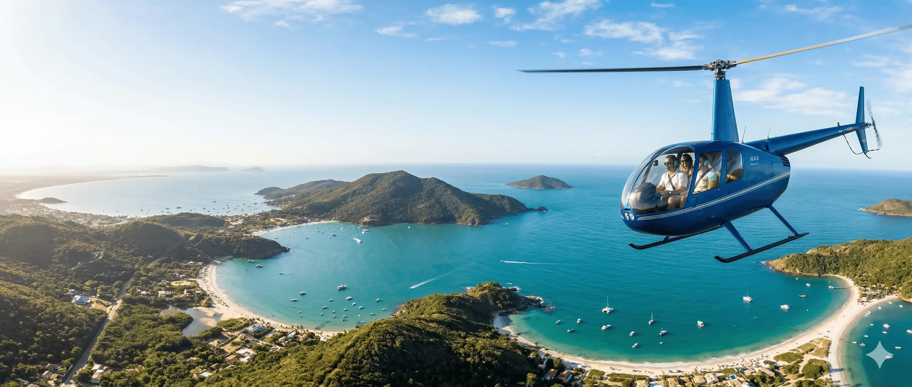 Búzios from the Sky - Helicopter Tours