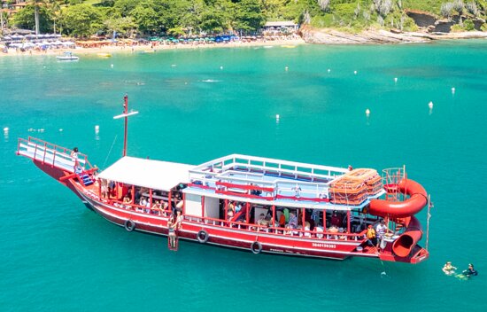 Schooner Ride with Water Slide and Pool